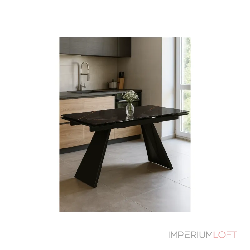 Стеклянный стол Woodville 588007 от ImperiumLoft