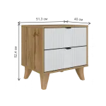 Прикроватная тумба Woodville 582150 от ImperiumLoft