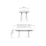 Обеденный стол Woodville 530827 от ImperiumLoft