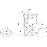 Компьютерный стол Woodville 506499 от ImperiumLoft