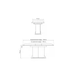 Деревянный стол Woodville 629331 от ImperiumLoft