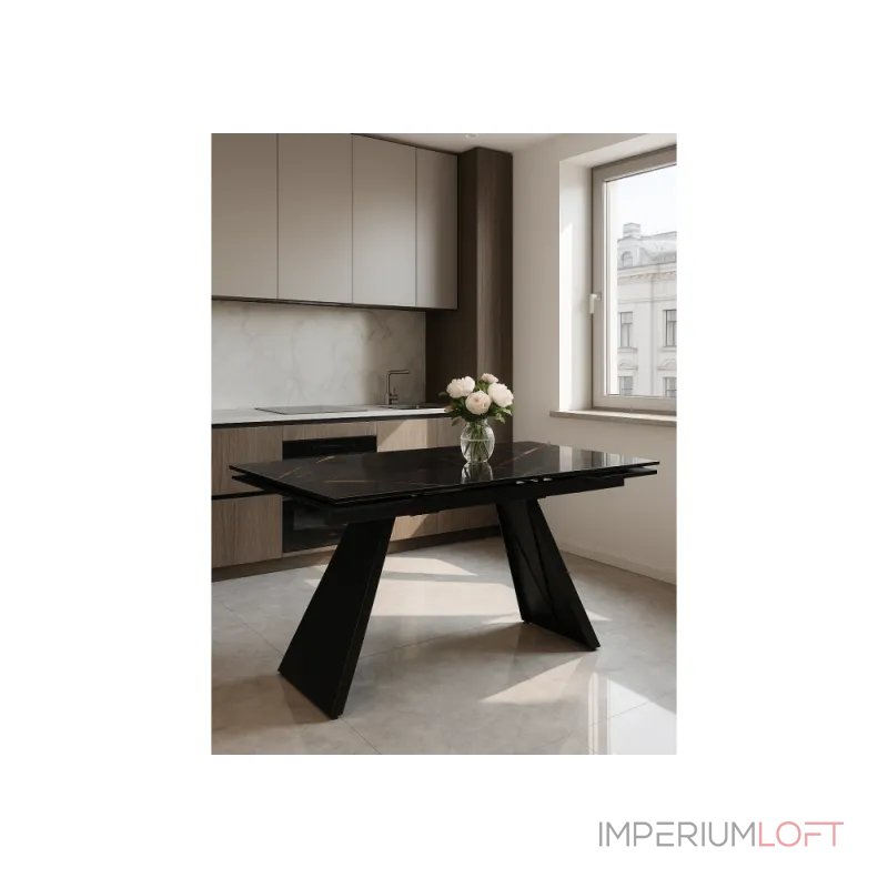 Стеклянный стол Woodville 588007 от ImperiumLoft