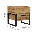 Прикроватная тумба Woodville 406523 от ImperiumLoft