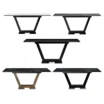 Стеклянный стол Woodville 462404 от ImperiumLoft