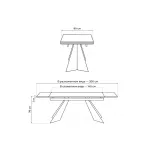 Обеденный стол Woodville 588024 от ImperiumLoft