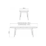 Деревянный стол Woodville 620598 от ImperiumLoft