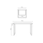 Деревянный стол Woodville 619208 от ImperiumLoft