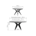 Стеклянный стол Woodville 612858 от ImperiumLoft