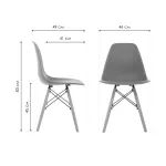 Пластиковый стул Woodville 11179 от ImperiumLoft