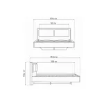 Кровать Woodville 533088 от ImperiumLoft