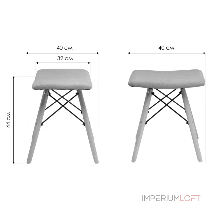 Табурет Woodville 11792 от ImperiumLoft Табурет Woodville 11792 от ImperiumLoft