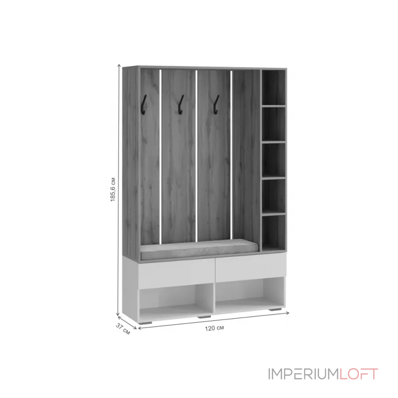 Прихожая Woodville 596594 от ImperiumLoft Прихожая Woodville 596594 от ImperiumLoft