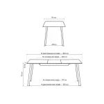 Деревянный стол Woodville 489647 от ImperiumLoft