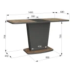 Деревянный стол Woodville 608570 от ImperiumLoft