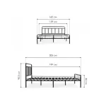 Кровать Woodville 403028 от ImperiumLoft