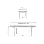 Обеденный стол Woodville 532379 от ImperiumLoft