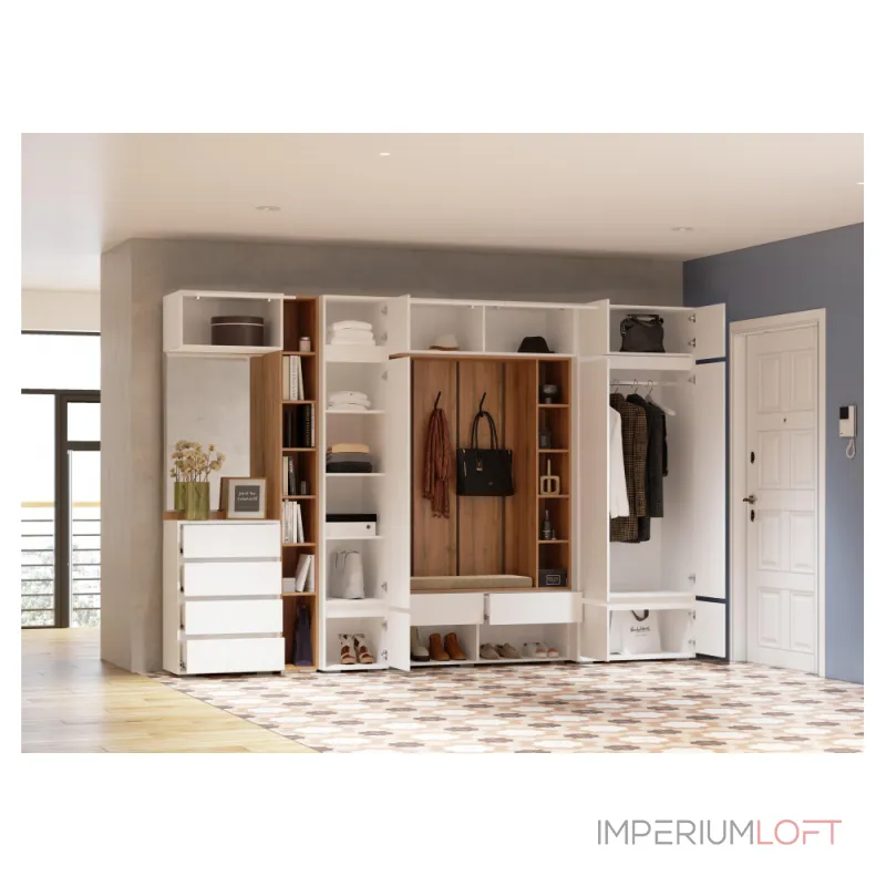 Прихожая Woodville 596584 от ImperiumLoft