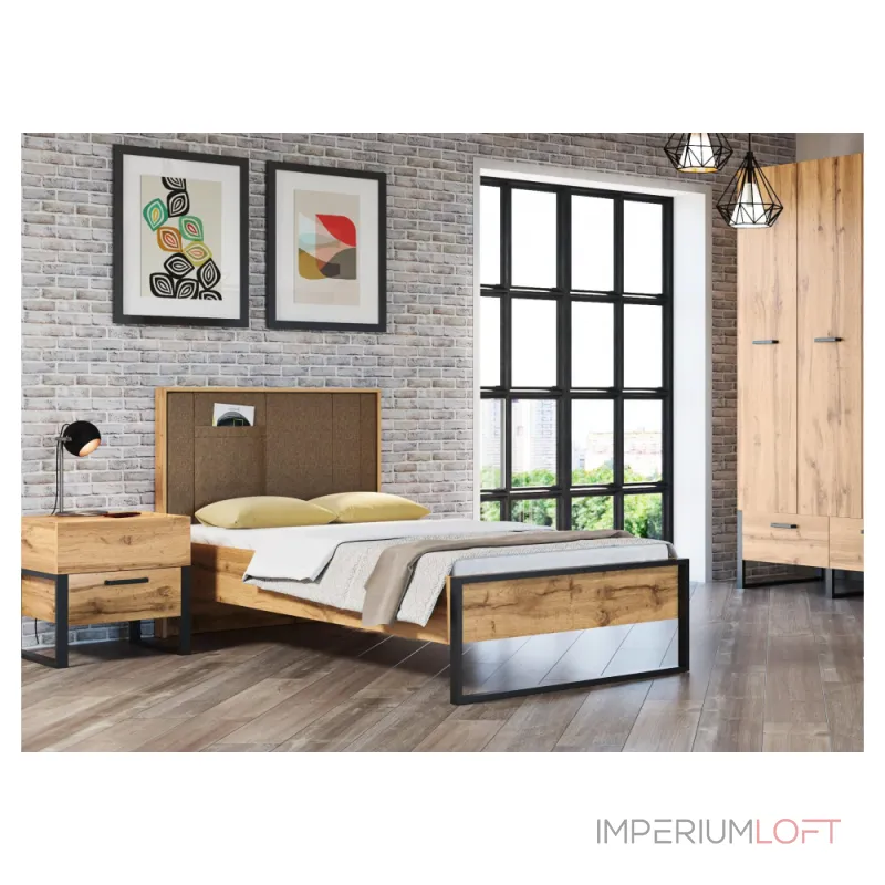 Кровать Woodville 406519 от ImperiumLoft