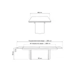 Обеденный стол Woodville 588032 от ImperiumLoft
