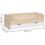 Кровать Woodville 579695 от ImperiumLoft