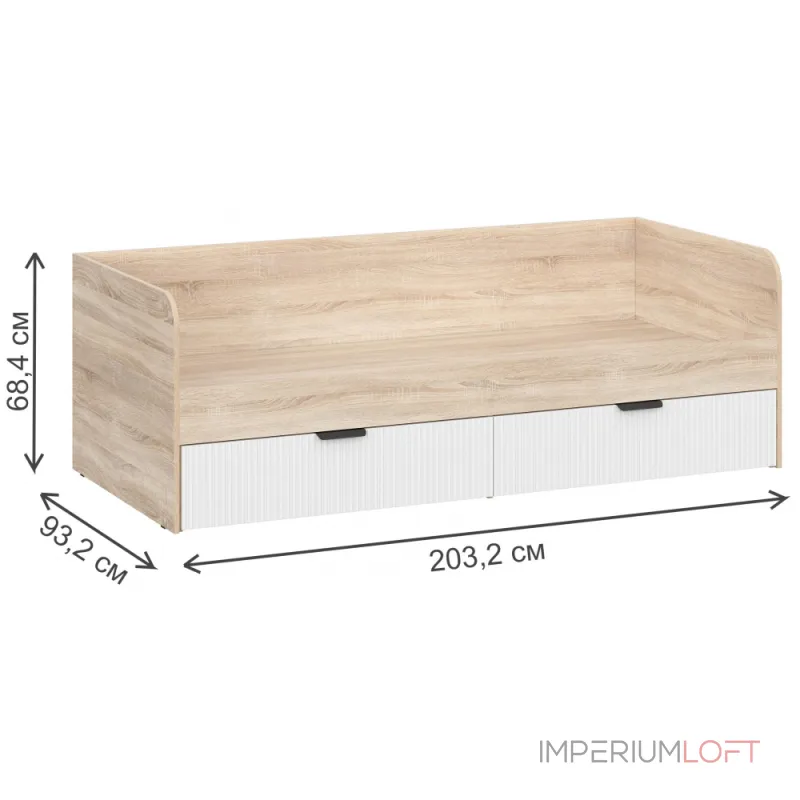 Кровать Woodville 579695 от ImperiumLoft