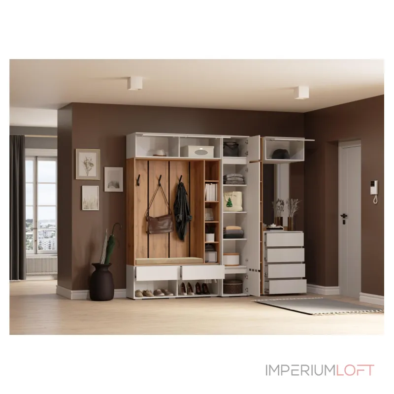 Прихожая Woodville 596595 от ImperiumLoft Прихожая Woodville 596595 от ImperiumLoft