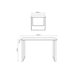 Деревянный стол Woodville 619214 от ImperiumLoft