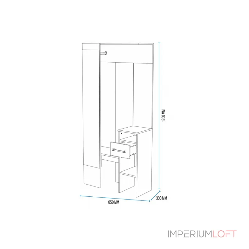 Прихожая Woodville 602820 от ImperiumLoft Прихожая Woodville 602820 от ImperiumLoft