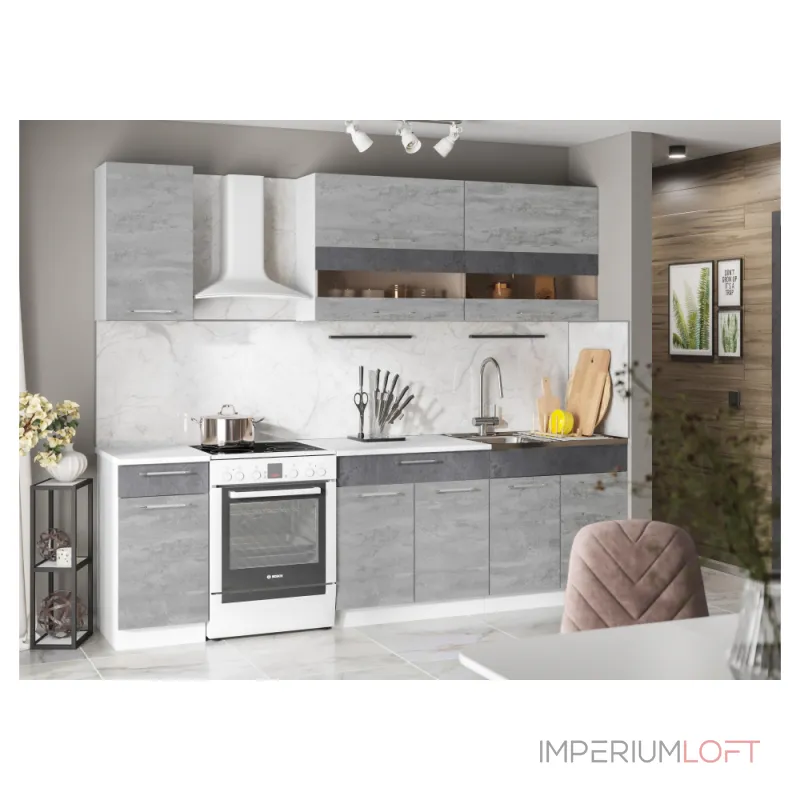 Кухня Woodville 608580 от ImperiumLoft