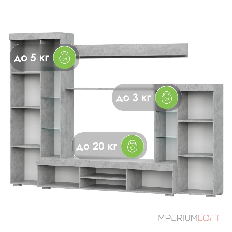 Комплект мебели для гостинной Woodville 499615 от ImperiumLoft