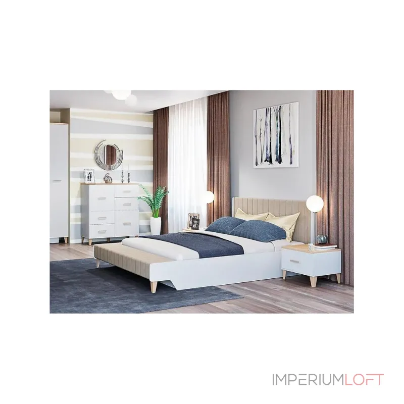 Кровать Woodville 500372 от ImperiumLoft