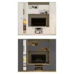 Комплект мебели для гостинной Woodville 507393 от ImperiumLoft