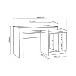 Компьютерный стол Woodville 631664 от ImperiumLoft