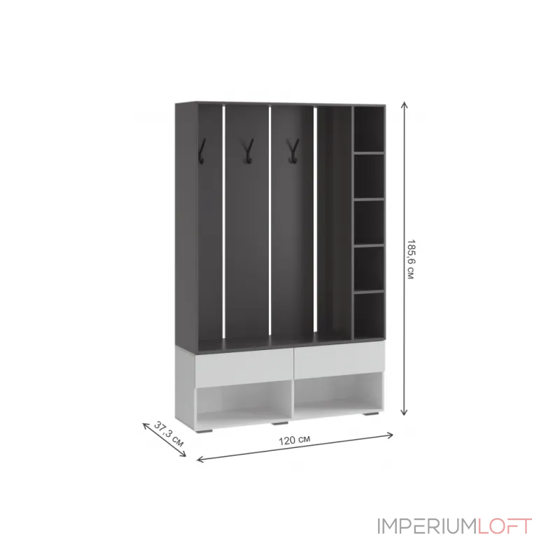 Прихожая Woodville 619907 от ImperiumLoft