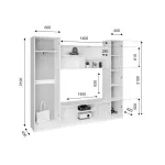 Комплект мебели для гостинной Woodville 507393 от ImperiumLoft