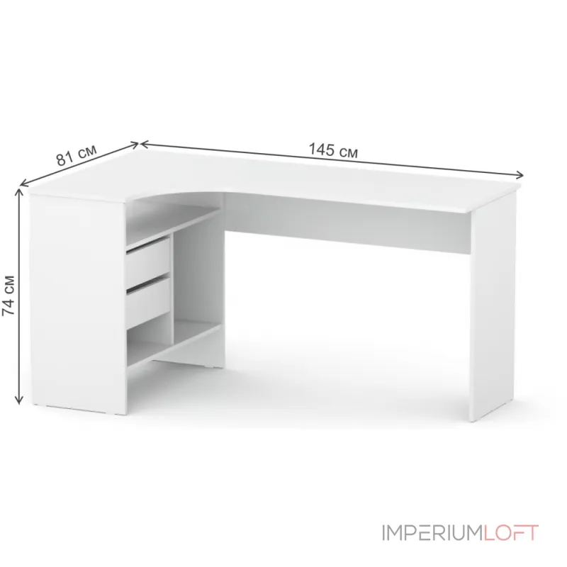 Компьютерный стол Woodville 445864 от ImperiumLoft Компьютерный стол Woodville 445864 от ImperiumLoft