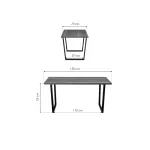 Деревянный стол Woodville 420994 от ImperiumLoft