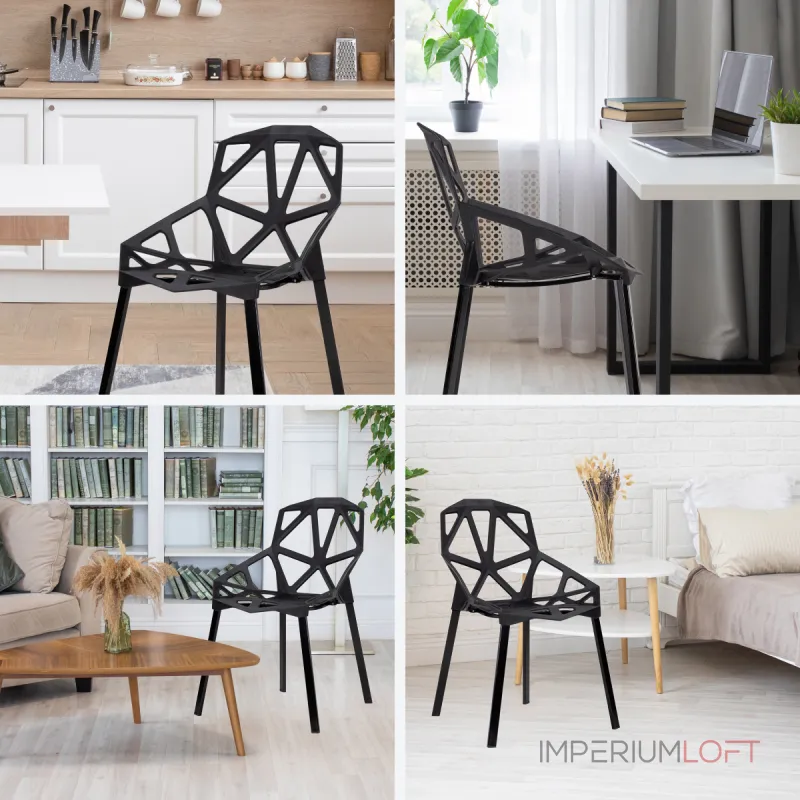 Пластиковый стул Woodville 11697 от ImperiumLoft Пластиковый стул Woodville 11697 от ImperiumLoft
