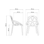 Пластиковый стул Woodville 11697 от ImperiumLoft