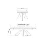 Обеденный стол Woodville 588055 от ImperiumLoft