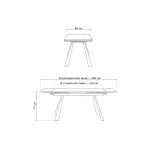 Обеденный стол Woodville 621200 от ImperiumLoft