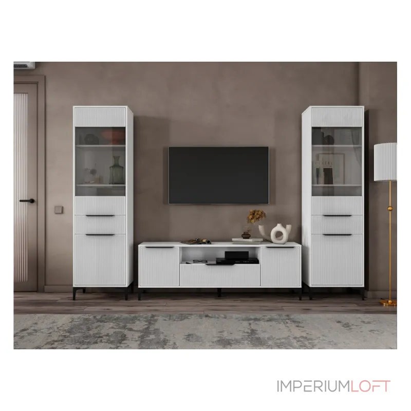 Комплект мебели для гостинной Woodville 620696 от ImperiumLoft Комплект мебели для гостинной Woodville 620696 от ImperiumLoft