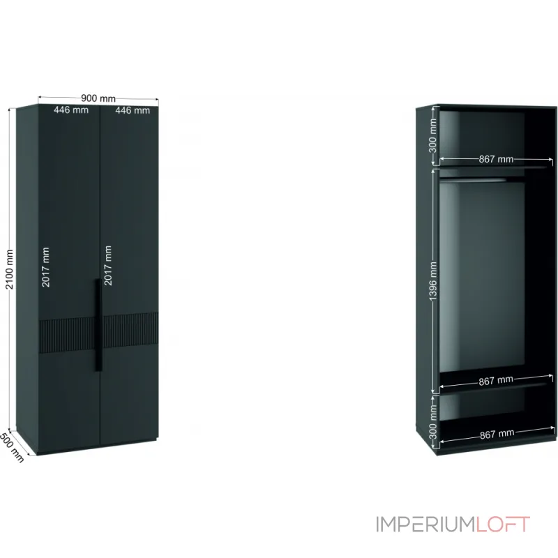 Шкаф Woodville 593592 от ImperiumLoft Шкаф Woodville 593592 от ImperiumLoft