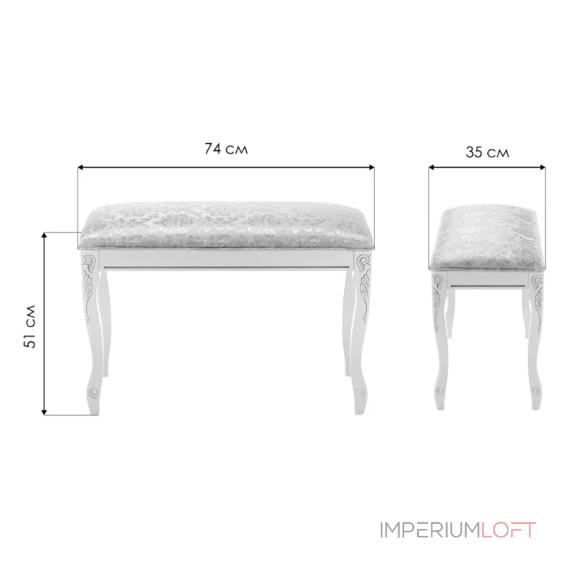 Банкетка Woodville 318610 от ImperiumLoft