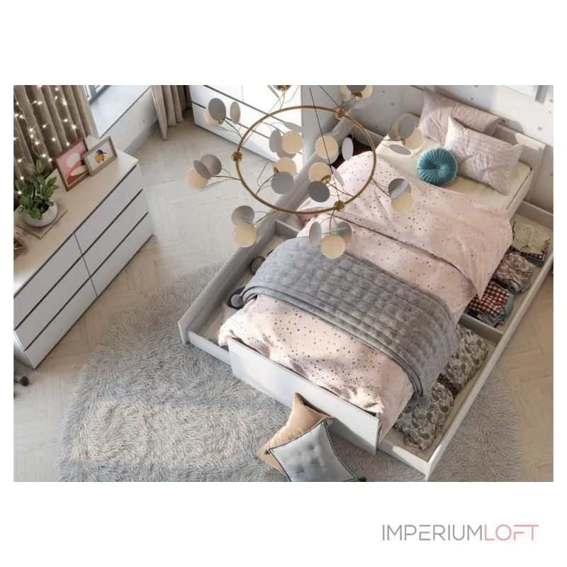 Кровать Woodville 536236 от ImperiumLoft Кровать Woodville 536236 от ImperiumLoft
