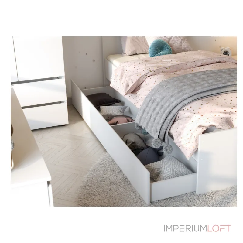 Кровать Woodville 536236 от ImperiumLoft Кровать Woodville 536236 от ImperiumLoft