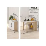 Деревянный стол Woodville 339722 от ImperiumLoft