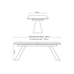 Обеденный стол Woodville 588015 от ImperiumLoft