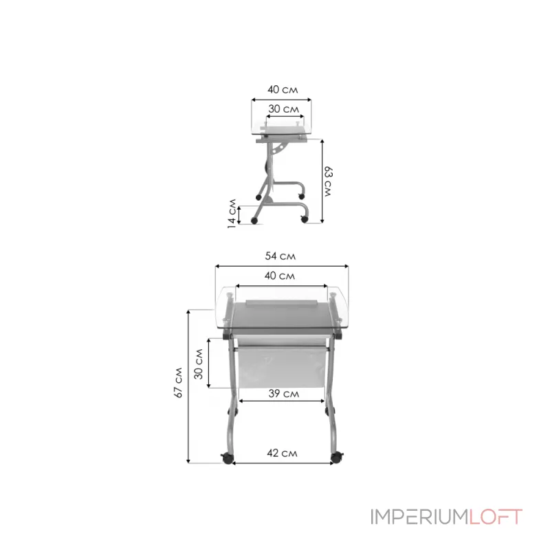 Компьютерный стол Woodville 15785 от ImperiumLoft