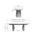 Обеденный стол Woodville 588028 от ImperiumLoft